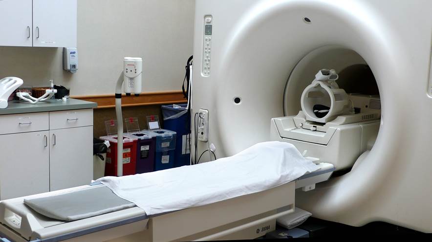 MRI scanner. Wikimedia