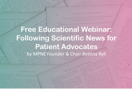 Webinar_Following Scientific News for Patient Advocates