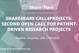 Share4Rare 2nd Call4Projects 