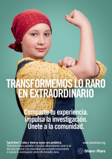 Poster lanzamiento Share4Rare Poster lanzamiento Share4Rare