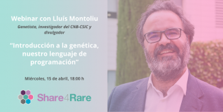 Webinar Lluís Montoliu genética