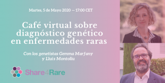 Banner webinar diagnóstico genético Banner webinar 5 Mayo