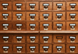 Wooden file cabinet 