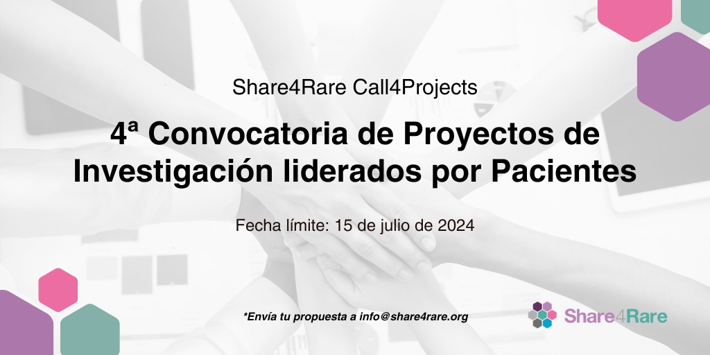 baner call4projects share4rare investigacion castellano